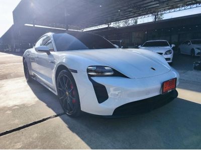 2022 Porsche Taycan GTS 4WD สีขาว ไมล์น้อยมาก รูปที่ 0
